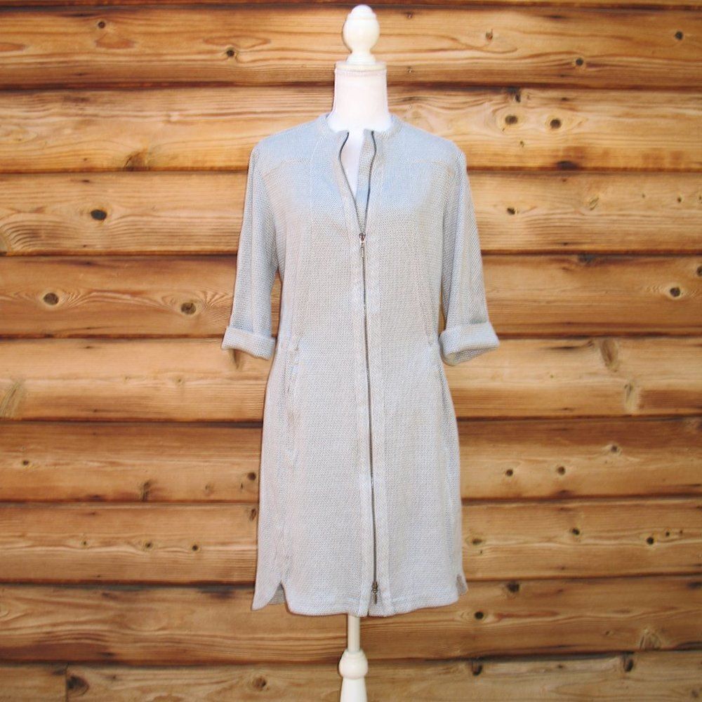 Thick Knit Full Zip Front Dress - Picture 1 of 10